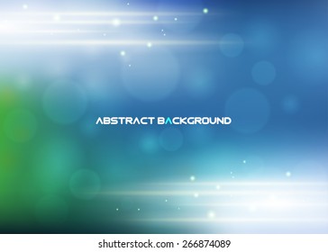 Abstract business blue background - vector 