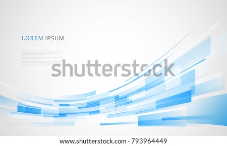 Abstract business blue background. Vector illustration.