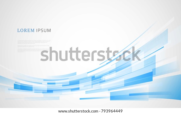 Abstract\
business blue background. Vector\
illustration.
