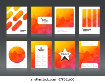 Abstract business Brochure design vector template in A4 size.