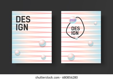 Abstract business Brochure design vector template in A4 size. 