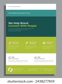 Abstract Business Brochure Flyer Design