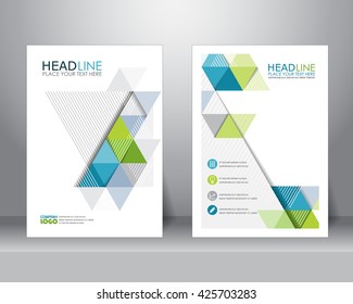 abstract business brochure flyer design layout template in A4 size. can be use for poster, banner, graphic element, leaflet and background, vector illustration 