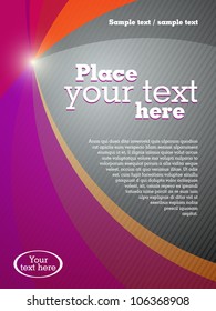 Abstract business brochure template
