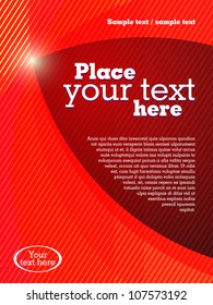 Abstract business brochure template