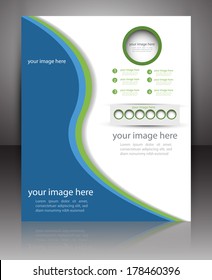 abstract business brochure template