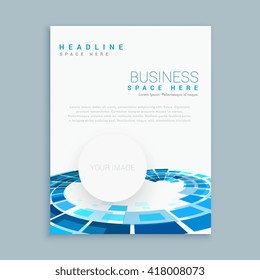 abstract business brochure template