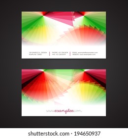 Abstract Business Card