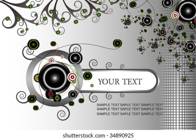 abstract business card