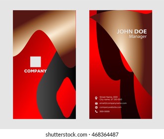 Abstract business card
