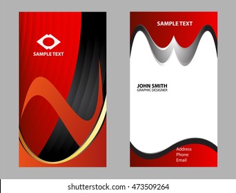 Abstract business card

