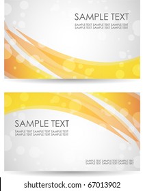 abstract business card