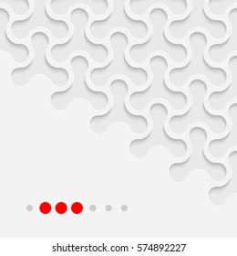 Resumen del fondo de la tarjeta de presentación. Papel tapiz de letalidad vectorial con espacio de copia. Diseño gráfico mínimo blanco