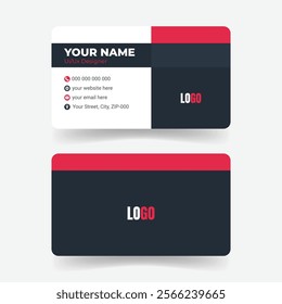 Abstract Business Card Design for Branding