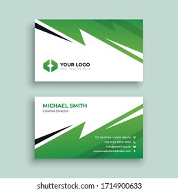 Abstract business card design template 