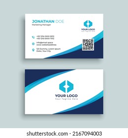 Abstract business card design template