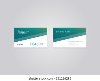 abstract business card  design template backgrounds  and .vector for editable