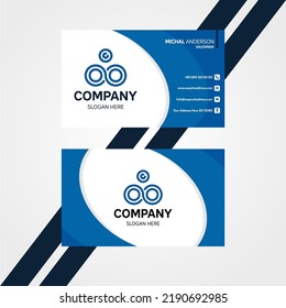 abstract business card design, vector 