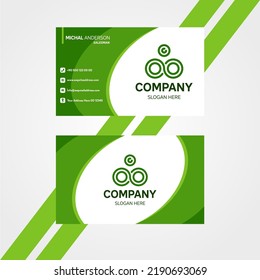 abstract business card design, vector 