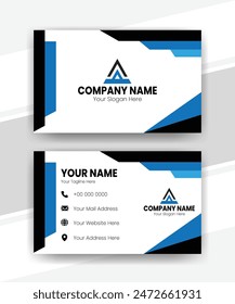 Tarjeta de visita Abstractas, Plantilla de tarjeta de visita creativa de doble cara
