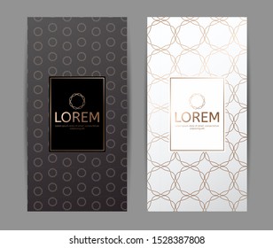 Abstract Business Card with Geometric Pattern. Vector Illustration EPS10