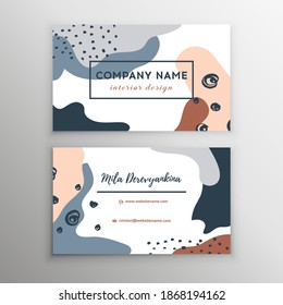 Abstract business card. Abstract Modern Bafckground. Marbling Texture design.Design Templates for Business Cards, Brochures, Banners, Flyers, Mobile Technologies and Online Services.