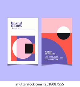 Abstract business card pack template 
vector design in eps 10
