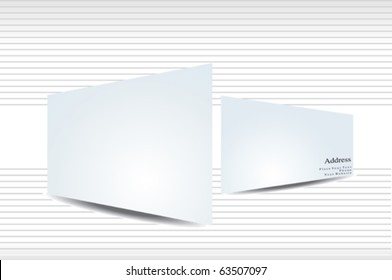 abstract business card presentation vector illustration