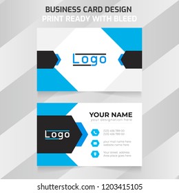 Abstract Business card template