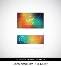 Abstract Business Card Template