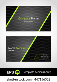 Abstract business card template
