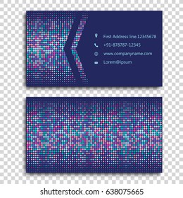 Abstract business card template