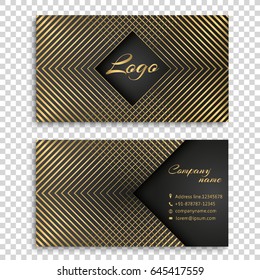 Abstract business card template