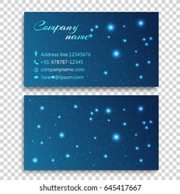 Abstract business card template