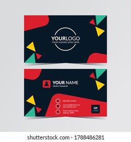 Abstract business card template design