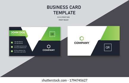 Abstract business card template design