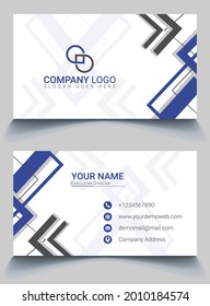 Abstract business card template Free Vector