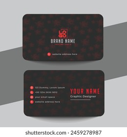 Abstract business card template new