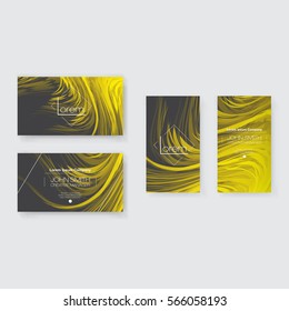 Abstract Business Card Template Set | Modern Vector Design