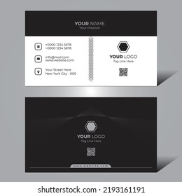 abstract business card template in vector 