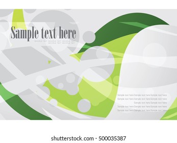 Abstract business card template Vector