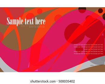 Abstract business card template Vector