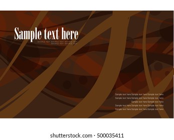 Abstract business card template Vector