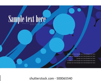 Abstract business card template Vector