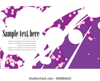 Abstract business card template Vector
