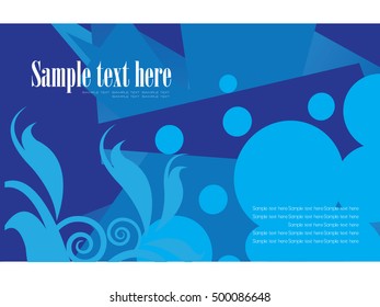 Abstract business card template Vector