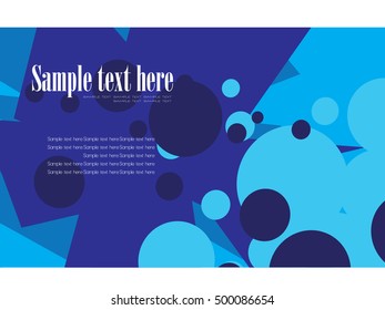 Abstract business card template Vector