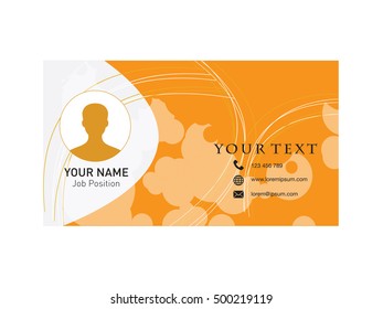 Abstract business card template Vector