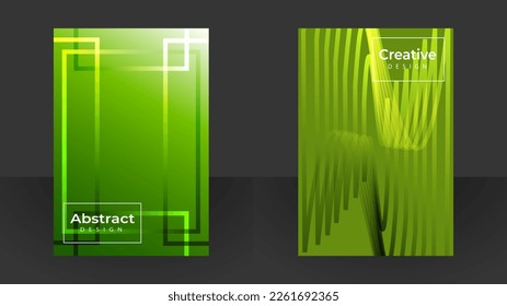 Abstract business card vector design