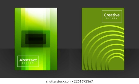 Abstraktes Visitenkartendesign